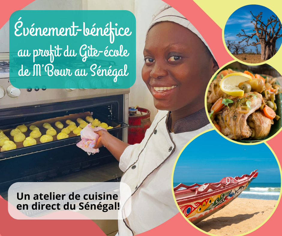 12 avril : Événement bénéfice - Atelier en ligne Sénégal