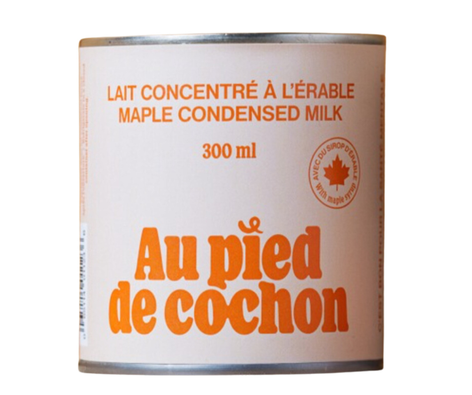 Lait concentré à l'érable, Au Pied de Cochon